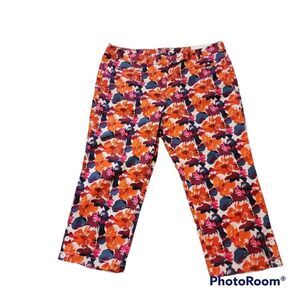 Ann Taylor Loft Floral Capris